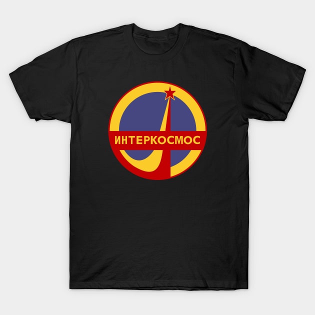 Interkosmos Soviet Union Space T-Shirt by dumbshirts